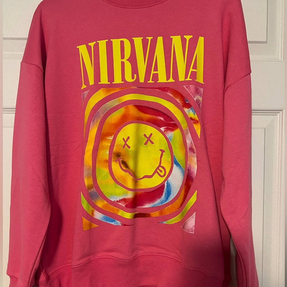 Pink S Nirvana Sweatshirt